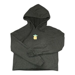 Star Wars Dark Gray Hoodie with Baby Yoda Design